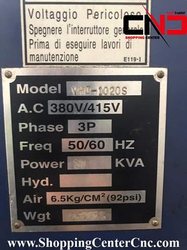 فرز سی ان سی سه محور Hartford vmc 1020 S ساخت تایوان